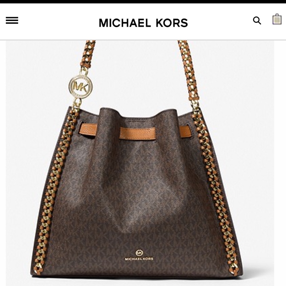 MICHAEL MICHAEL KORS
Mina Large Logo Shoulder Bag like new